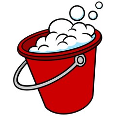 Bucket with Soap