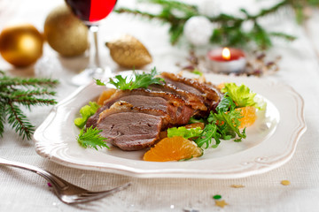 Roasted duck breast