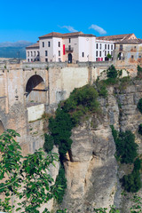 Landscape of Spanish city Ronda