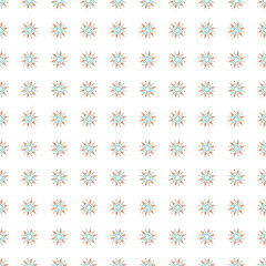 Colorful floral seamless patterns