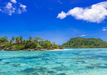 Anse I'Islette on Mahe in Seychelles