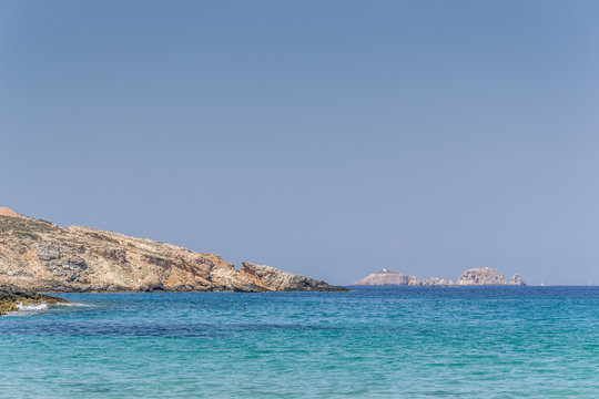 Beach of Parasporos in Paros - Greece