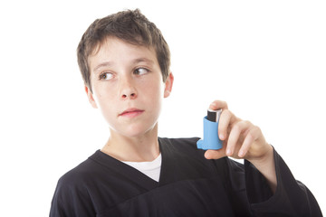 asthma problem  Boy