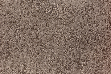 Plastered concrete wall