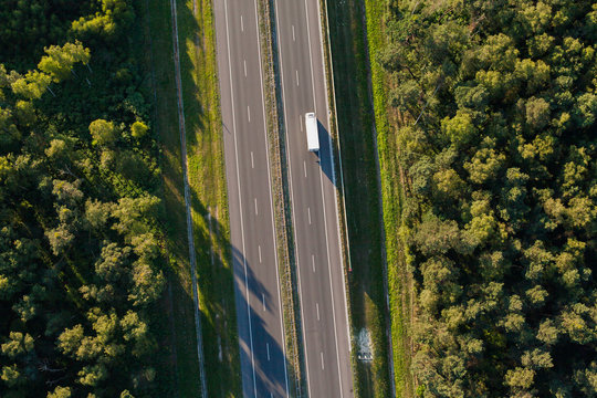 aerial view of highway © mariusz szczygieł