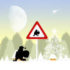 Obraz premium attention to Santa Claus