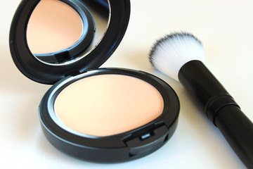 Face Powder and Face Brush