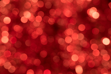 blur red light from the christmas night