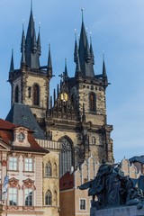 Fototapeta premium Church of Our Lady before Týn in prague