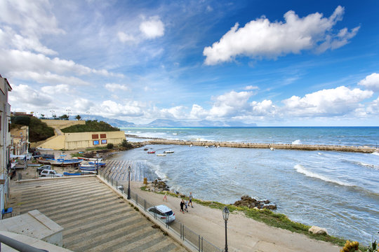 Sicilian Coastline in the morning