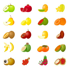 Icon Set Fruits