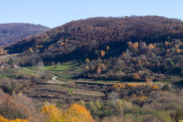 Beautiful countryside in Croatian Zagorje