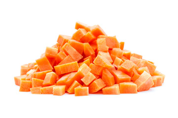 Möhre Karotte gewürfelt