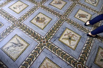 Visitation Church mosaic floor, Jerusalem