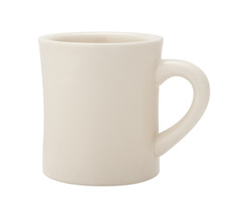 Classic White Diner Coffee Cup
