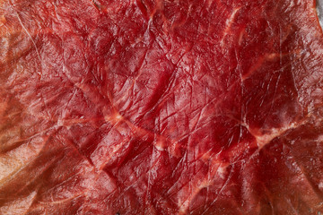 closeup of prosciutto