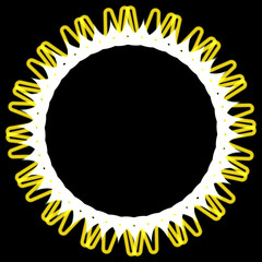 Abstract laser waves