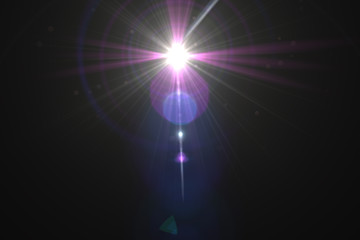 Lens flare effect