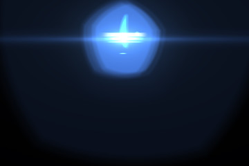 Lens flare effect