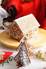 Making of gingerbread house