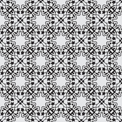 Black seamless pattern