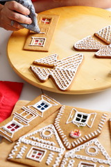 Making of gingerbread house