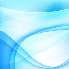 Abstract background light blue curve and wave element 002