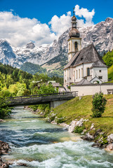 Fototapeta na wymiar Ramsau, Berchtesgadener Land, Bavaria, Germany