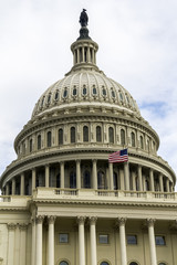 Fototapeta na wymiar The Capitol of the US in Washington