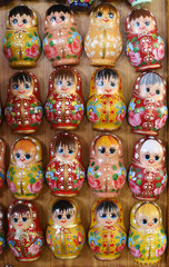 Matrioshka  dolls are the most popular souvenirs from Russia