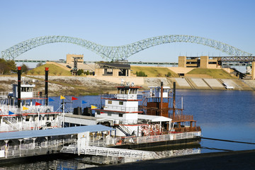 Steamboats on Mississipi © Henryk Sadura