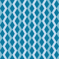 Geometric pattern with dark and light blue diamonds