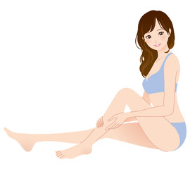 女性　脚　美容