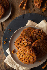 Warm Homemade Gingersnap Cookies