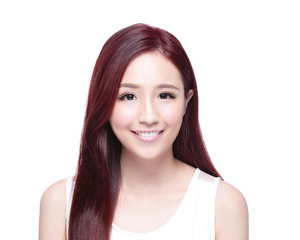 Fototapeta premium Beauty woman with charming smile