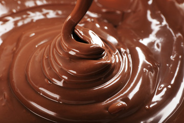 Chocolate as background