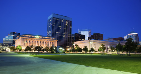 Fototapeta premium Evening in Cleveland