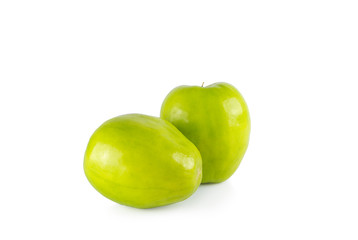 Monkey apple isolated with white background