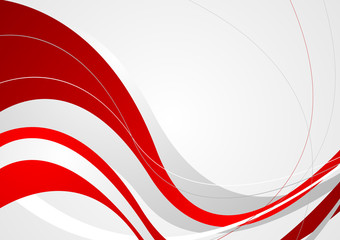 Abstract bright corporate waves background