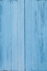 Old wood blue window