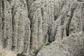 Amazing eroded badlands