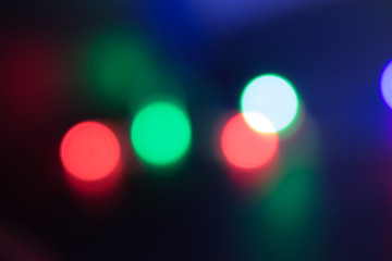 Abstract circular bokeh background