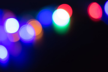 Abstract circular bokeh background