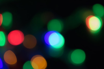 Abstract circular bokeh background