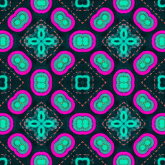 Background of Thai style fabric pattern