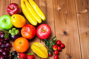 たくさんのフルーツ