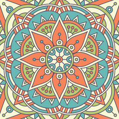 Mandala in ethnic style