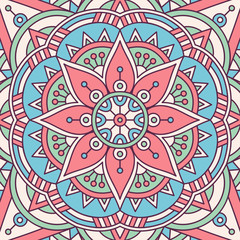 Mandala in ethnic style