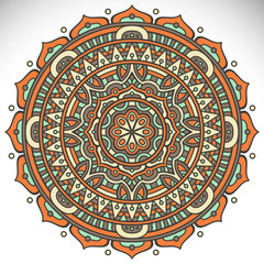 Mandala in ethnic style