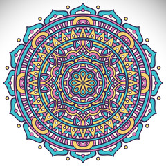 Mandala in ethnic style